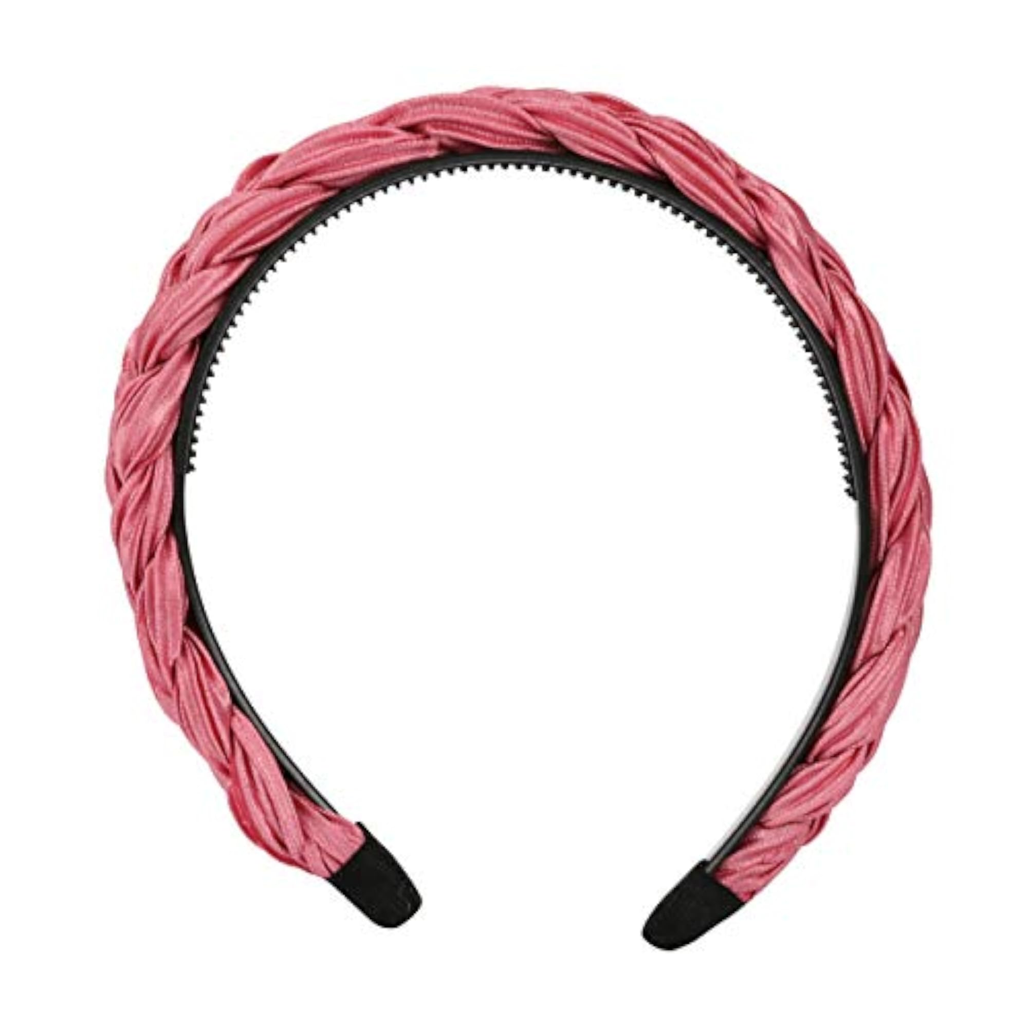 Fabric and Plastic Braid Shape Hair Band, Elegant Hair Accessories